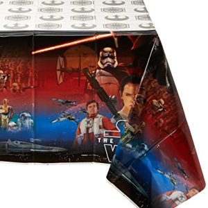 amscan Star Wars Episode VII Plastic Table Cover, Party Favor, 6 Ct.