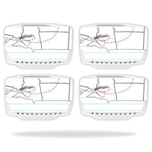 MightySkins Skin Compatible with Blade Chroma Battery Batteries (4 Pack) wrap Cover Sticker Skins Traveler