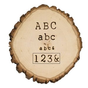 Walnut Hollow Hotstamps Number and Symbol 24 Piece Set for Branding and Personalization on Wood and Leather