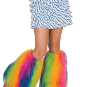 Rainbow Fluffies Leg Warmers