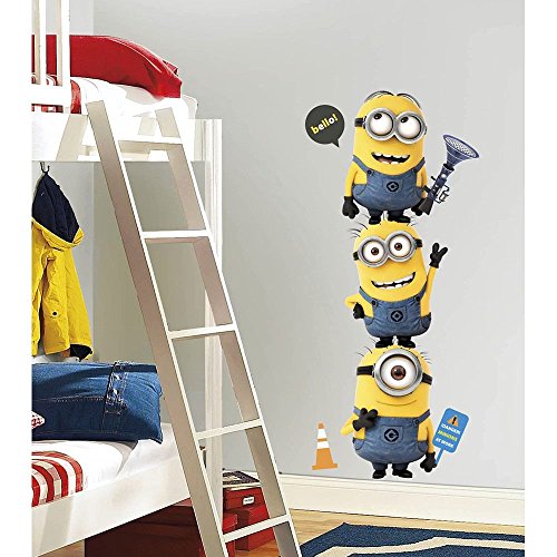RoomMates Despicable Me 2 Minions Giant Peel And Stick Giant Wall Decals