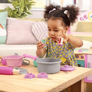 Play Circle by Battat – Making Dinner for Eight Cookware Set – 21Piece Kids Play Pots & Pans Set – Pretend Play Kitchen Set for Kids Age 3 Years & Up