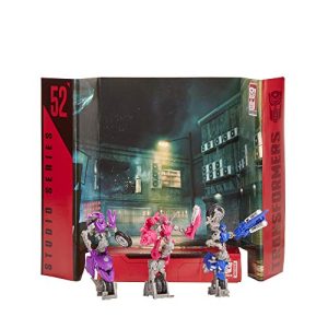 Transformers Toys Studio Series 52 Deluxe Revenge of The Fallen Movie Arcee Chromia Elita-1 Action Figure 3 Pack, 4.5"