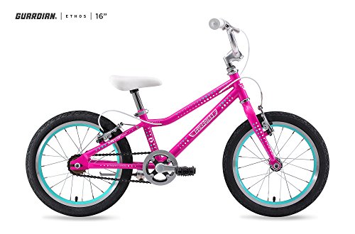Guardian Kids Bikes Ethos. 16/20/24 Inch, Multiple Colors for Boys/Girls. Safer Brake System for Kids. Lightweight Steel Construction. Easy Assembly. ASO SharkTank.