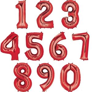ANAGRAM INTERNATIONAL 2828901 Foil Balloon, 34", Red