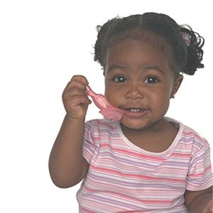 Brilliant Baby’s 1st Toothbrush Teether - Premium Silicone First Toothbrush for Babies and Toddlers - Kids Love Them, Blue, 1 Count