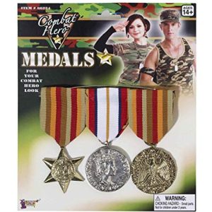 Forum Novelties Combat Hero Medals
