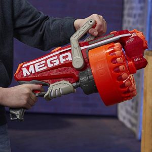 Megalodon Nerf N-Strike Mega Toy Blaster with 20 Official Mega Whistler Darts Includes: Blaster, Drum, 20 Darts, & Instructions