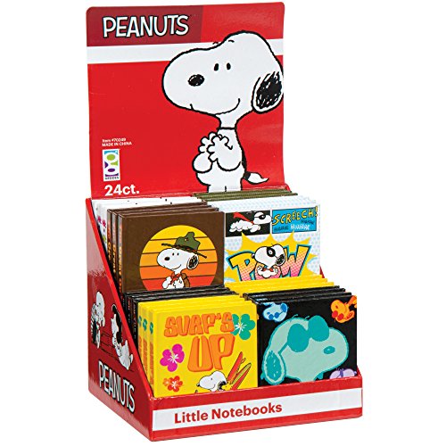 Raymond Geddes & Company, Inc. Peanuts Little Notebook 24/Dsp (70249)