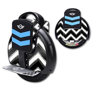 MightySkins Skin Compatible with TG-F3 Self Balancing one Wheel Electric Unicycle Scooter wrap Cover Sticker Chevron Style