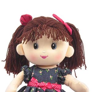 Linzy Plush 16" Magenta Libby Soft Rag Doll