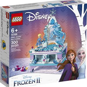 LEGO Disney Frozen II Elsa’s Jewelry Box Creation 41168 Disney Jewelry Box Building Kit with Elsa Mini Doll and Nokk Figure for Creative Play, New 2019 (300 Pieces)