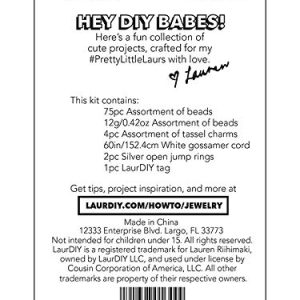 LaurDIY 37600080 Mini DIY Bracelet Kit, Multi