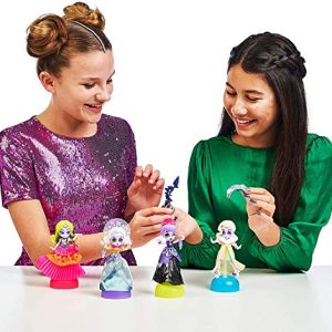 Capsule Chix Ultimix 4 Pack, 4.5 inch Small Doll with Capsule Machine Unboxing and Mix and Match Fashions and Accessories