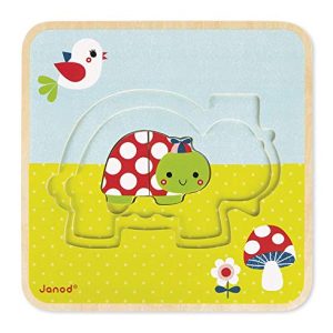Janod 3 Level Puzzle - Turtle Puzzle