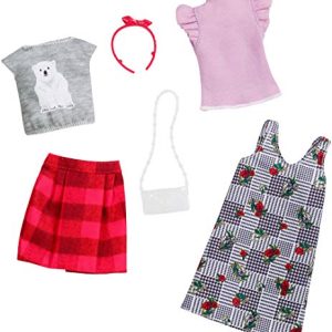Barbie Fashion, Mix Checks and Nature,2 count