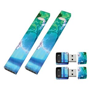 MightySkins 2 Pack of Full Coverage Skins Compatible with Juul and Charger - Unicorn Fantasy | Protective, Durable, and Unique Vinyl Wrap Cover | Easy to Apply, Remove | Made in The USA