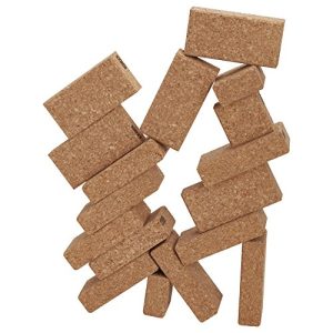 ECR4Kids KORXX Eco-Blox with Storage Container - Cork Building Block Set for Kids (35-Piece Kit)
