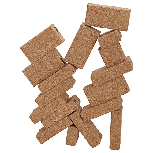 ECR4Kids KORXX Eco-Blox with Storage Container - Cork Building Block Set for Kids (35-Piece Kit)