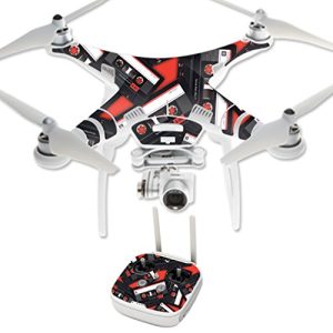 MightySkins Skin Compatible with DJI Phantom 3 Professional Quadcopter Drone wrap Cover Sticker Skins Mixtape