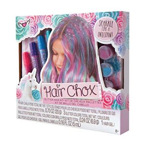 Fashion Angels Hair Chox Set (12167), Hair Chalk Gift Set, Temporary Hair Color