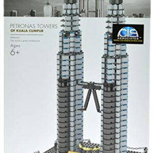 CIS-Associates 5213 The Petronas Towers Building Blocks, Multicolor