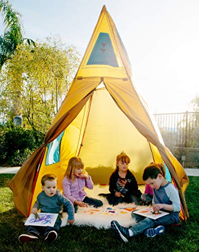 Pacific Play Tents 30610 Kids Giant Tee Pee Tent Playhouse, 59" x 59" x 96"