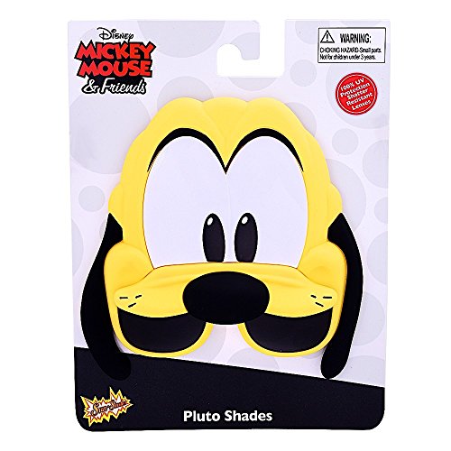 Costume Sunglasses Pluto Sun-Staches Party Favors UV400