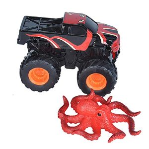 Wild Republic Shark, Octopus Trucks, Ocean Party Supplies, Aquatic Toy, Sandbox Toys, 2 Pack