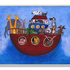 The Kids Room by Stupell Noah's Ark Rectangle Wall Plaque, 11 x 0.5 x 15, Proudly Made in USA