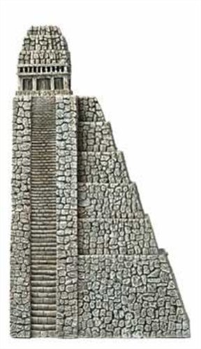 Hydor H2Show Lost Civilization - Left Aztec Pyramid Decoration, 12" x 7" x 2.8"