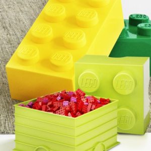 LEGO 8-Brick Storage Box, Bright Red