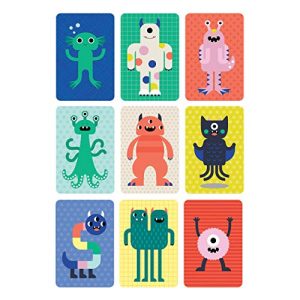 Petit Collage Too Many Monsters Tin Card Play Game, Ages 4+, 2-4 Players