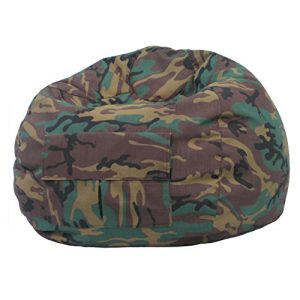 Gold Medal Bean Bags XX-Large Denim Bean Bag with Pocket, Camoflouge