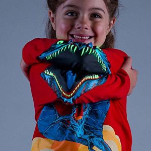 Glow Wild Chomposaurus Children's T-Shirt Glow in The Dark Cotton Tee