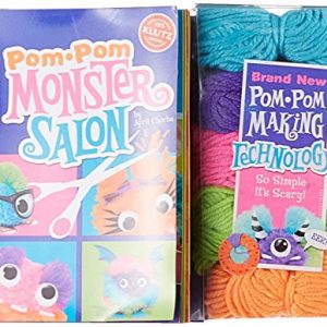 Klutz Pom Pom Monster Salon: Create, Cut & Style Your Own Monsters Craft Kit
