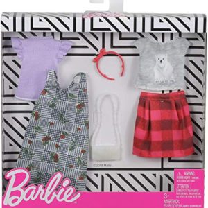Barbie Fashion, Mix Checks and Nature,2 count