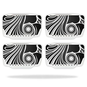 MightySkins Skin Compatible with Blade Chroma Battery Batteries (4 Pack) wrap Cover Sticker Skins Black Vintage