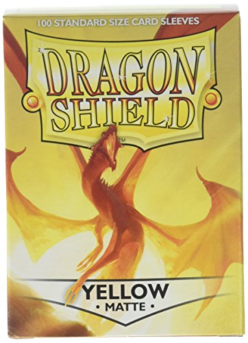 Arcane Tinman Dragon Shield Sleeves - Matte Yellow Card Sleeves