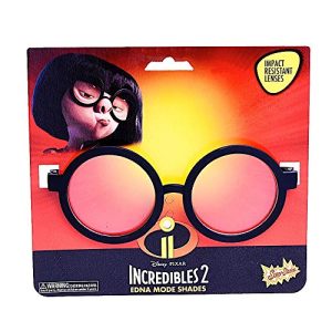 Sun-Staches Costume Sunglasses Incredibles Edna Mode Glasses Party Favors UV400