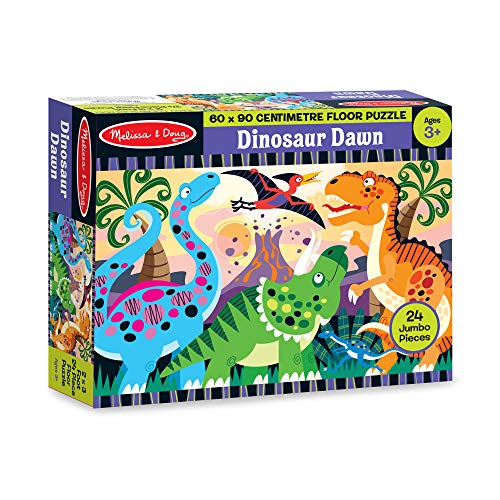 Melissa & Doug Dinosaur Dawn Jumbo Jigsaw Floor Puzzle (24 pcs, 2 x 3 feet)