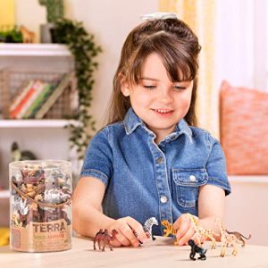 Terra by Battat – Wild Animals – Assorted Miniature Wild Animal Toys & Cake Toppers For Kids 3+ (60 Pc)