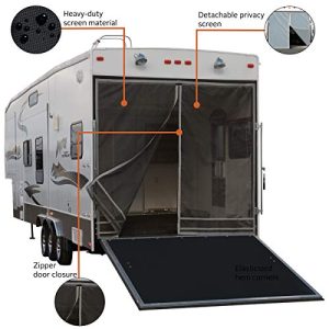 Classic Accessories RV Toy Hauler Trailer Tailgate Bug/Shade Adjustable Screen, Aluminum/Fiberglass Frame