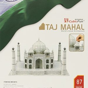 Taj Mahal 3D Puzzle With Book 87-Piece