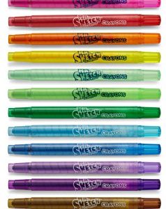 Mr. Sketch 1951331 Scented Twistable Crayons, Assorted Colors, 18-Count