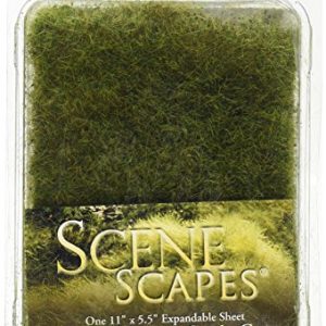Bachmann Industries SceneScapes Pull Apart Static Wild Grass, Medium Green/Gold, 6mm