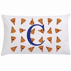 Monogram Online SB5202 Custom Initial Pizza Kids Sleepingwcase