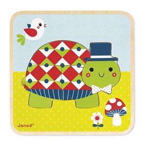 Janod 3 Level Puzzle - Turtle Puzzle