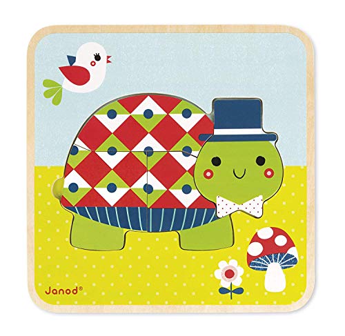 Janod 3 Level Puzzle - Turtle Puzzle