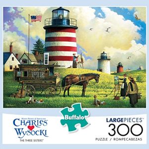 Buffalo Games - Charles Wysocki - The Three Sisters - 300 Piece Jigsaw Puzzle